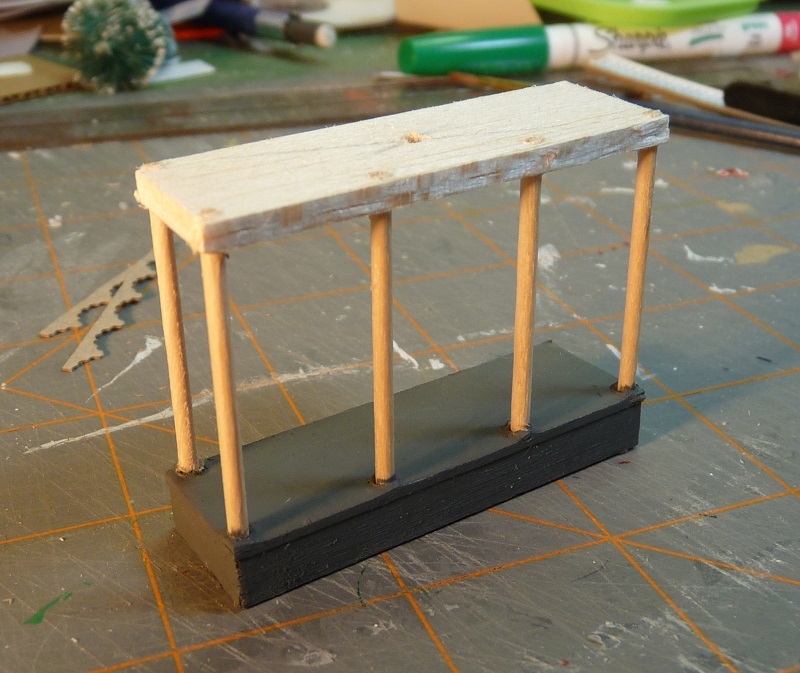 Porch before rails and gingerbread