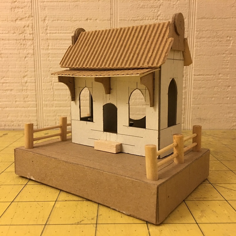 train station POF not fully assembled raw cardboard.JPG