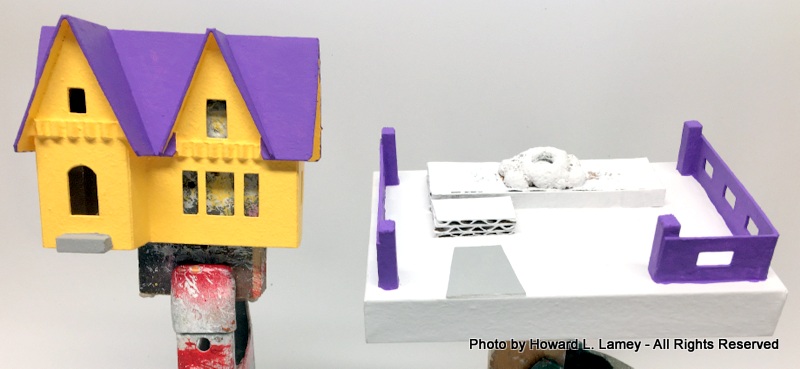 all painting and detail work not finished