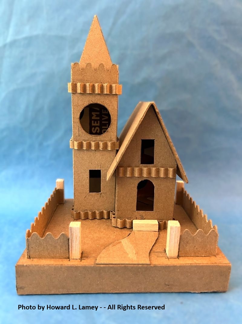 clock tower work in progress raw cardboard ccf.jpg