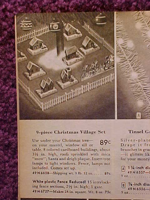 1949 Sears and Roebuck Christmas 
Wishbook page