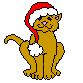 Christmas cat graphic