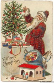 antique Christmas card