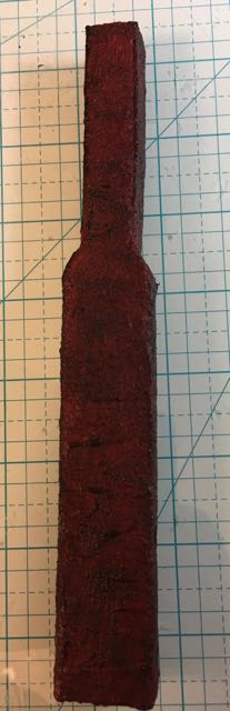 Chimney before the mortar painted on.