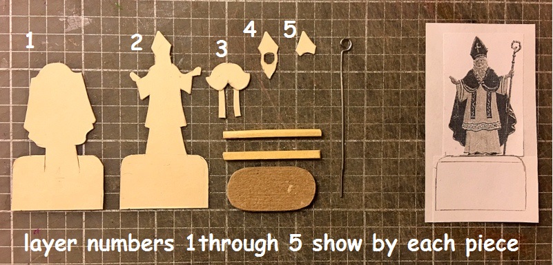 note...some parts will be trimmed when assembled...