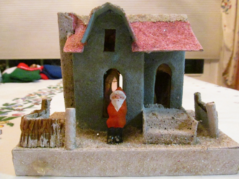 This is the Japanese house shown in front of the large Belsnickle in the right of the garden photo.