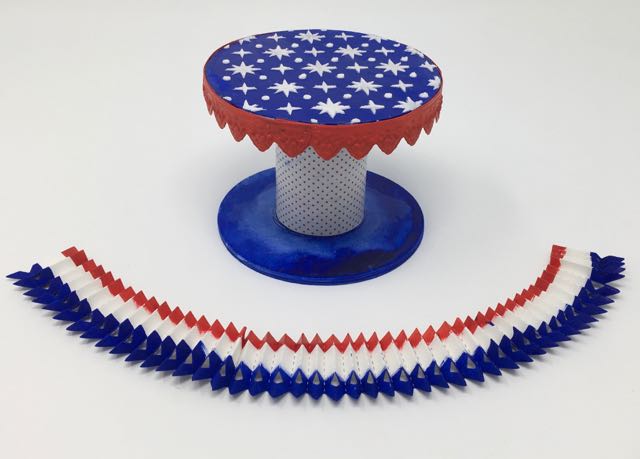 Ribbon roll base for Patriotic Putz house with rosette die.jpg