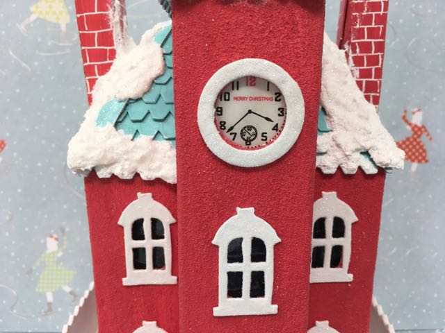 Kelly's Christmas Clockhouse paper house closeup.jpg