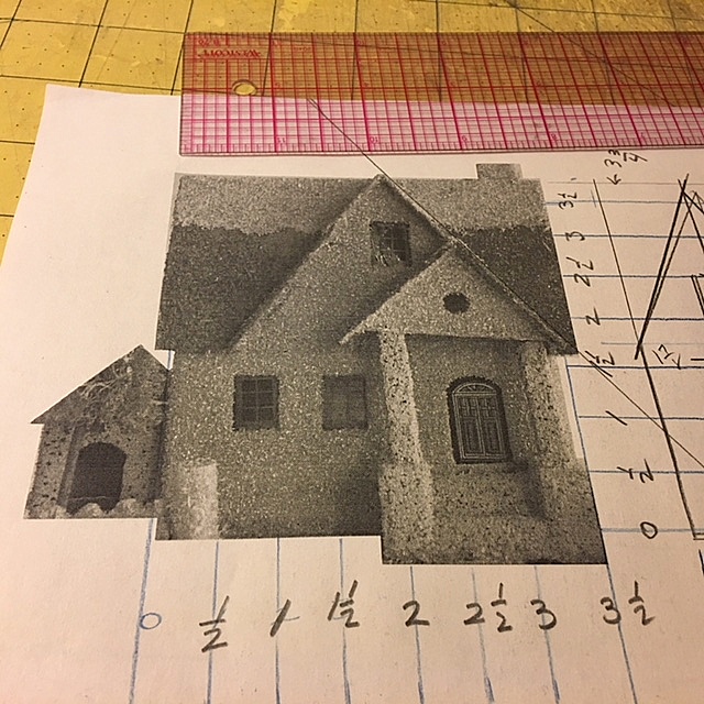 cottage step one pattern drafting old school analog way.JPG