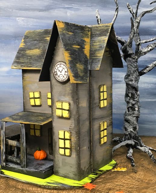 Haunted Boarding House Halloween Paper House No. 11.jpg