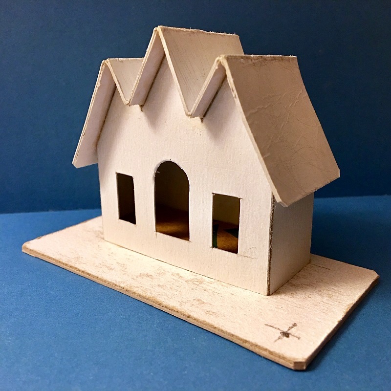 ten cent city house 14 raw cardboard with primer-001.jpg