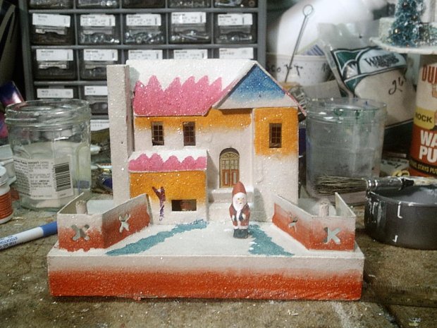 How To Revive Old Christmas Village Houses For Your Tree and More