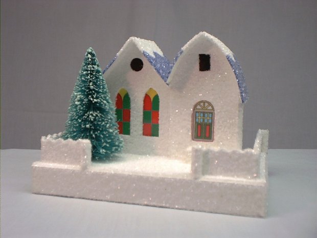 New cardboard Christmas house for sale