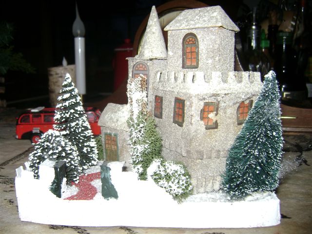 Christmas candy castle