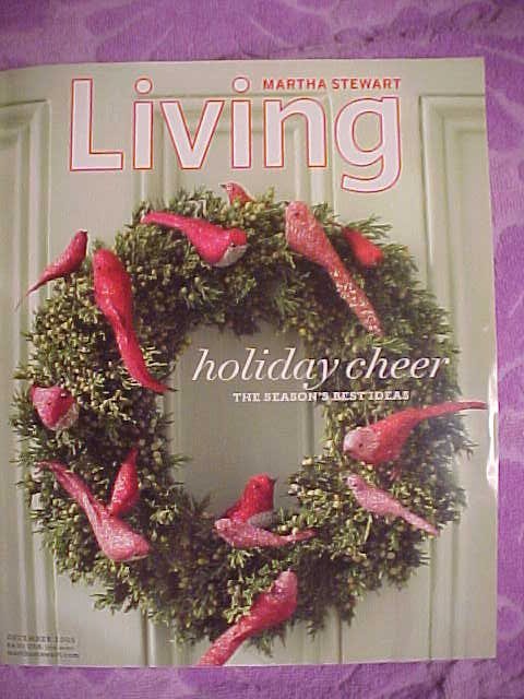 Martha Stewart Christmas magazine cover