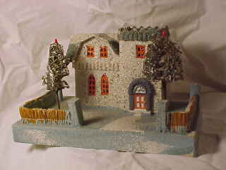 Featured Vintage Christmas Putz Houses of the Month 2004