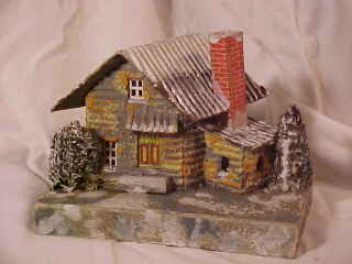 Antique Christmas village putz house